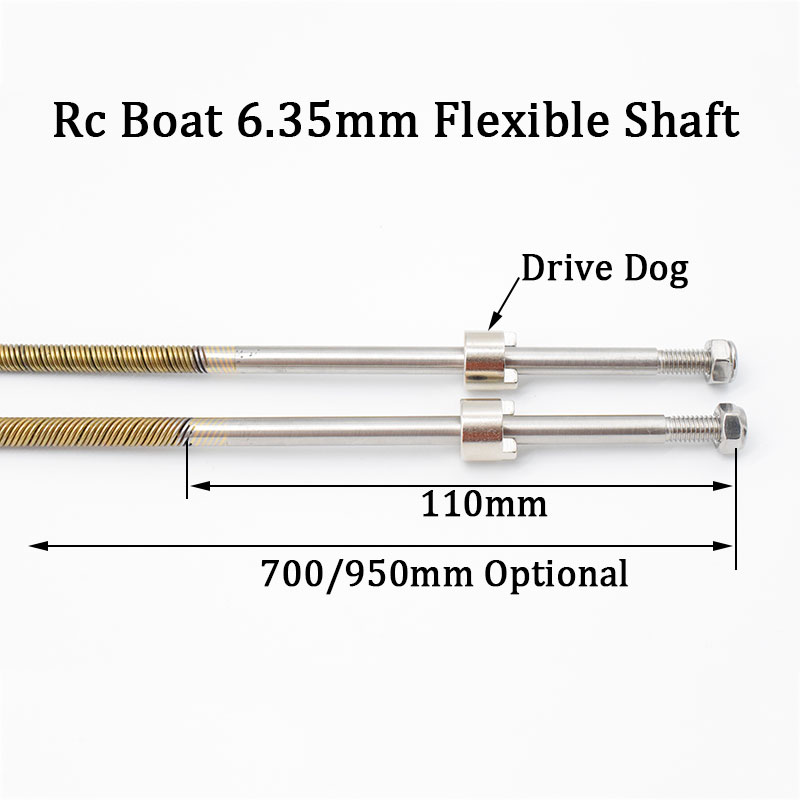 Corn Dog Stick - Rc Boat 6.35mm 1/4'' Flexible Shaft