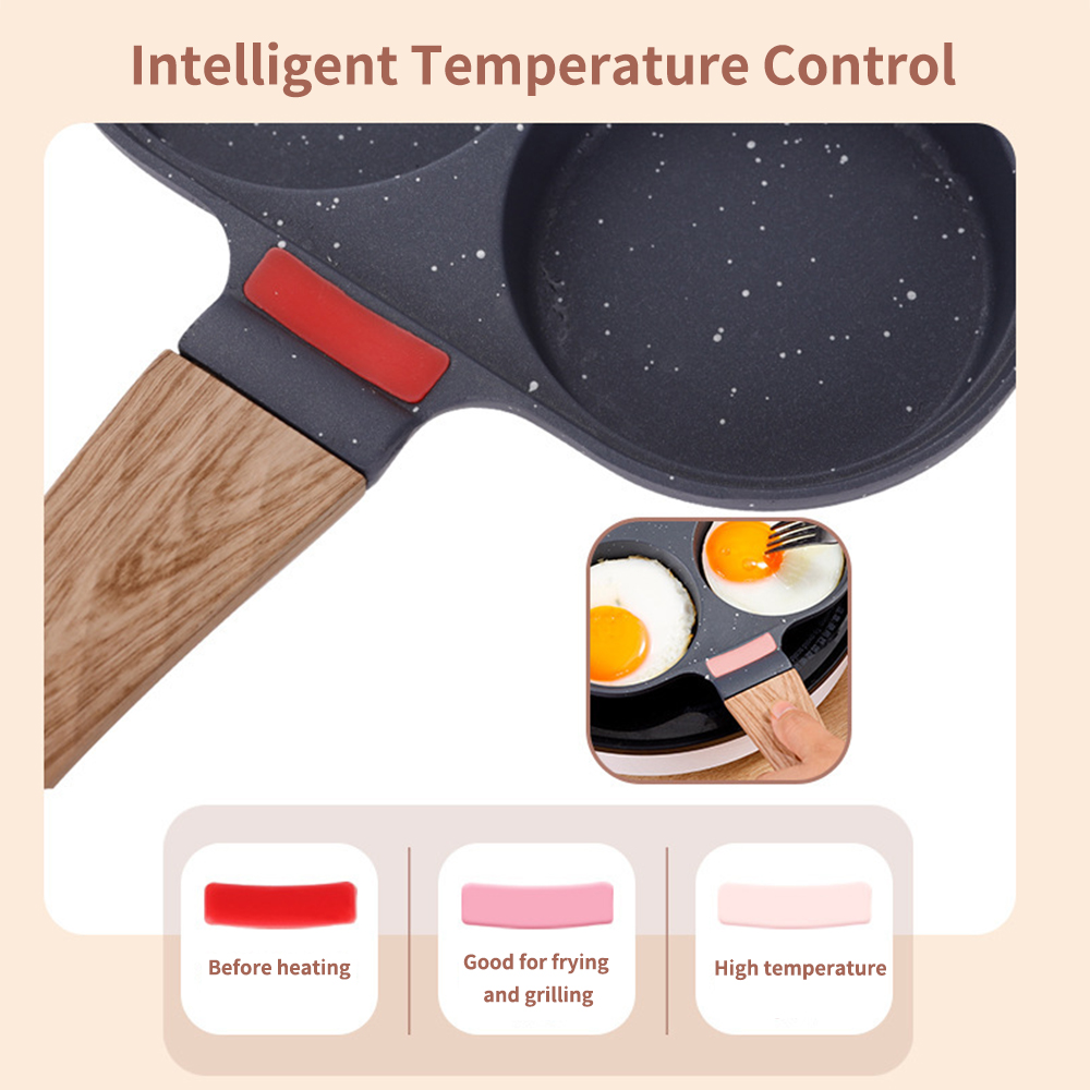 Non Stick 4-Cup Egg Frying Pan - Egg Waffle Pan review and price