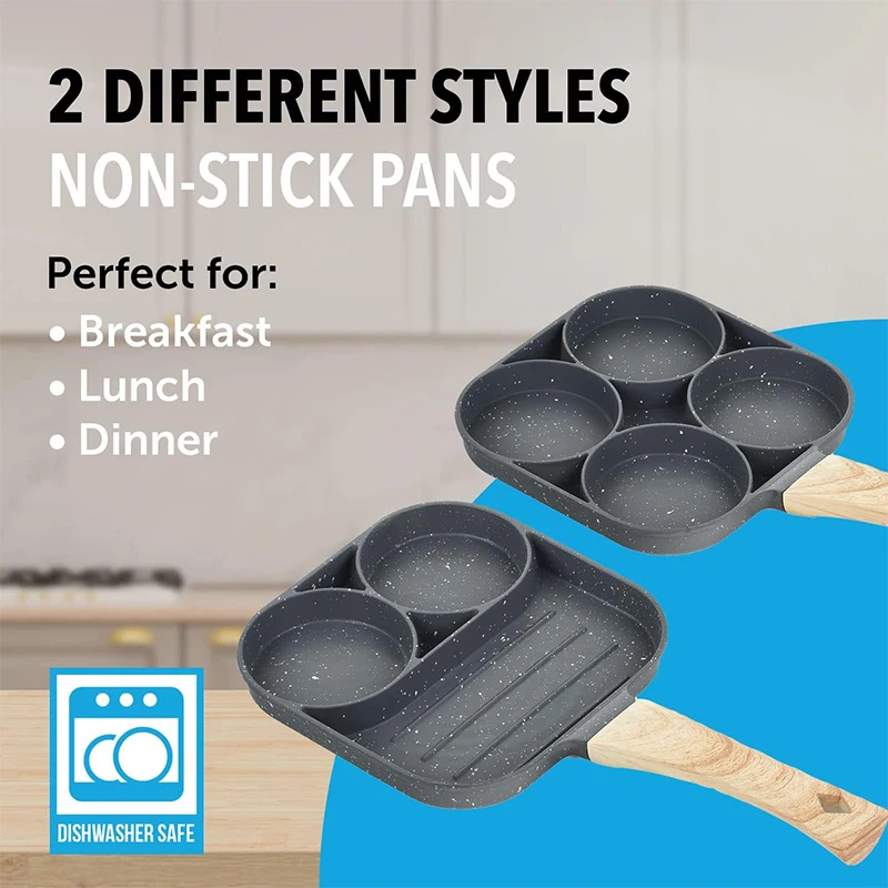 Pancake Egg Frying Pan 4 Cups  - Egg Waffle Pan review and price