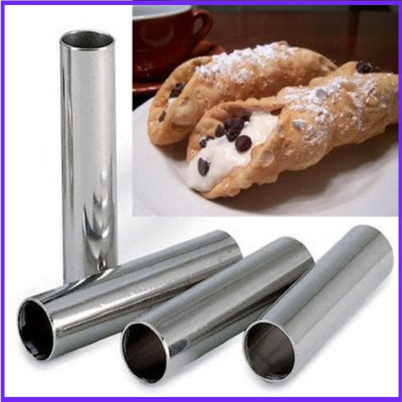 Alluminum Cannoli Forms, 4 Tub - Danish Pancake Pan review and price