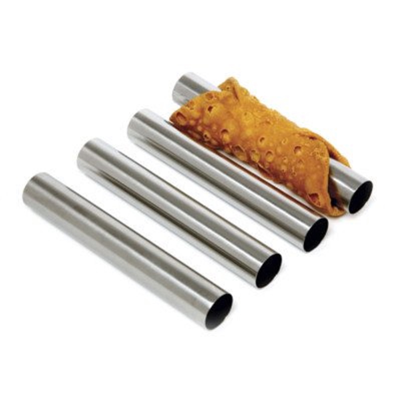 Alluminum Cannoli Forms, 4 Tub - Danish Pancake Pan review and price