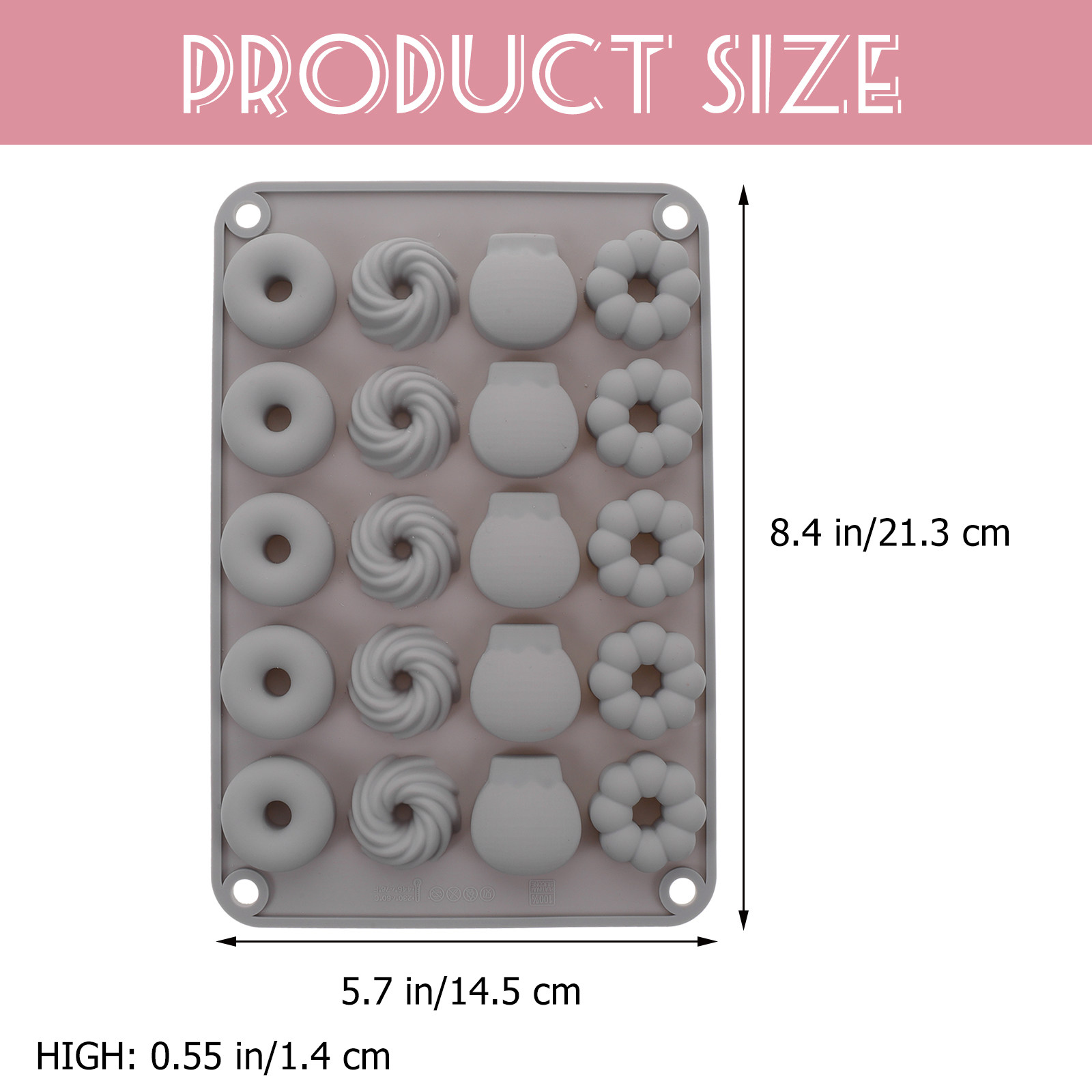 Mini Chocolate Donut Silicone  - Donut Mold Silicone review and price
