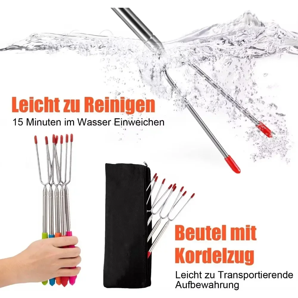 New BBQ Forks Telescopic  Barb - Corn Dog Stick review and price
